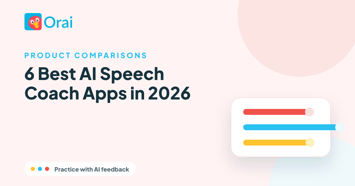 6 Best AI Speech Coach Apps in 2026 article cover