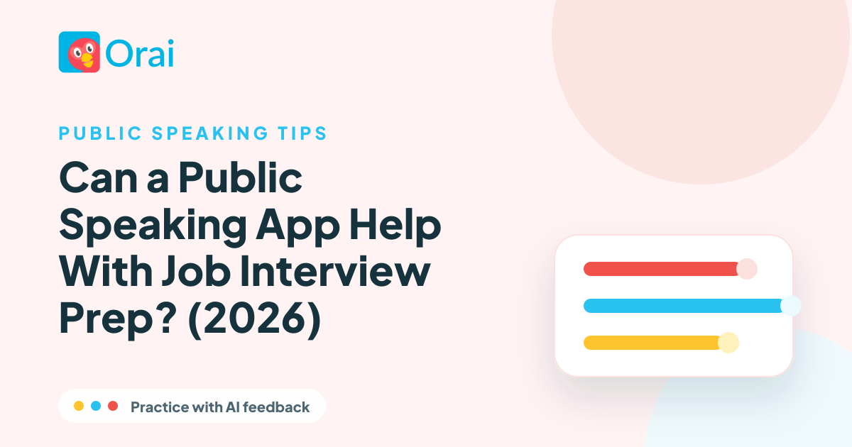 Can a Public Speaking App Help With Job Interview Prep? (2026) article cover