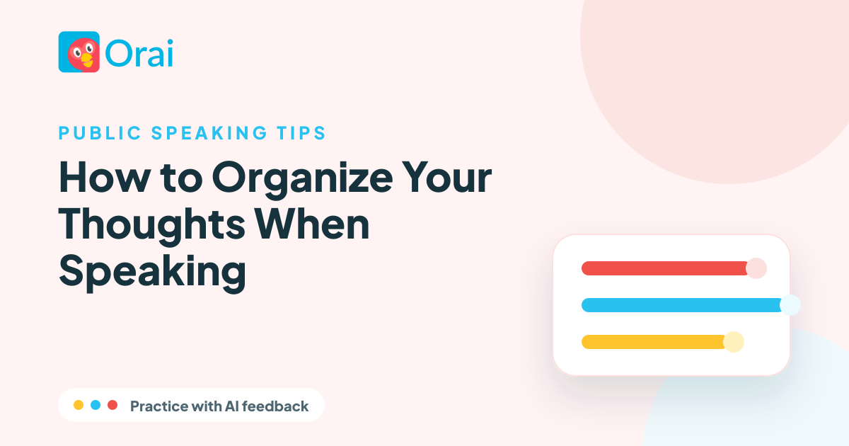 How to Organize Your Thoughts When Speaking article cover