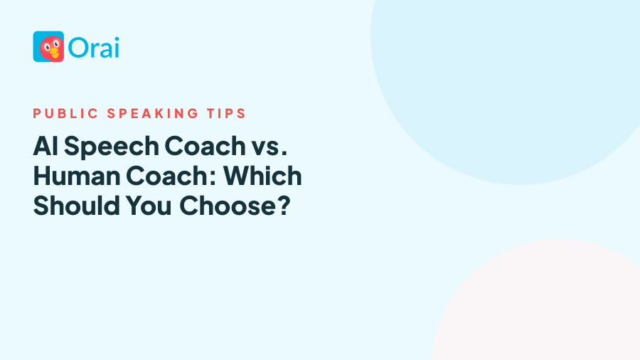 AI Speech Coach vs. Human Coach: Which Should You Choose? article cover
