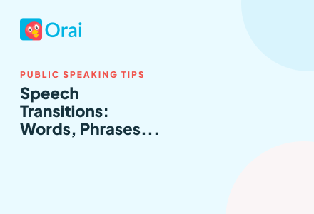 Speech Transitions: Words, Phrases, and Complete Examples article cover